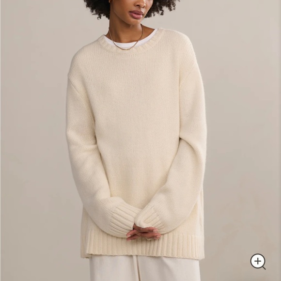 Jenni Kayne Cashmere Amelia Crewneck - Picture 1 of 3